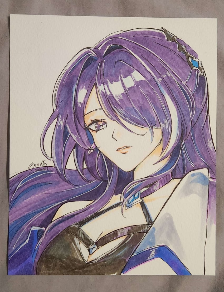 acheron (honkai and 1 more) drawn by tou_zii