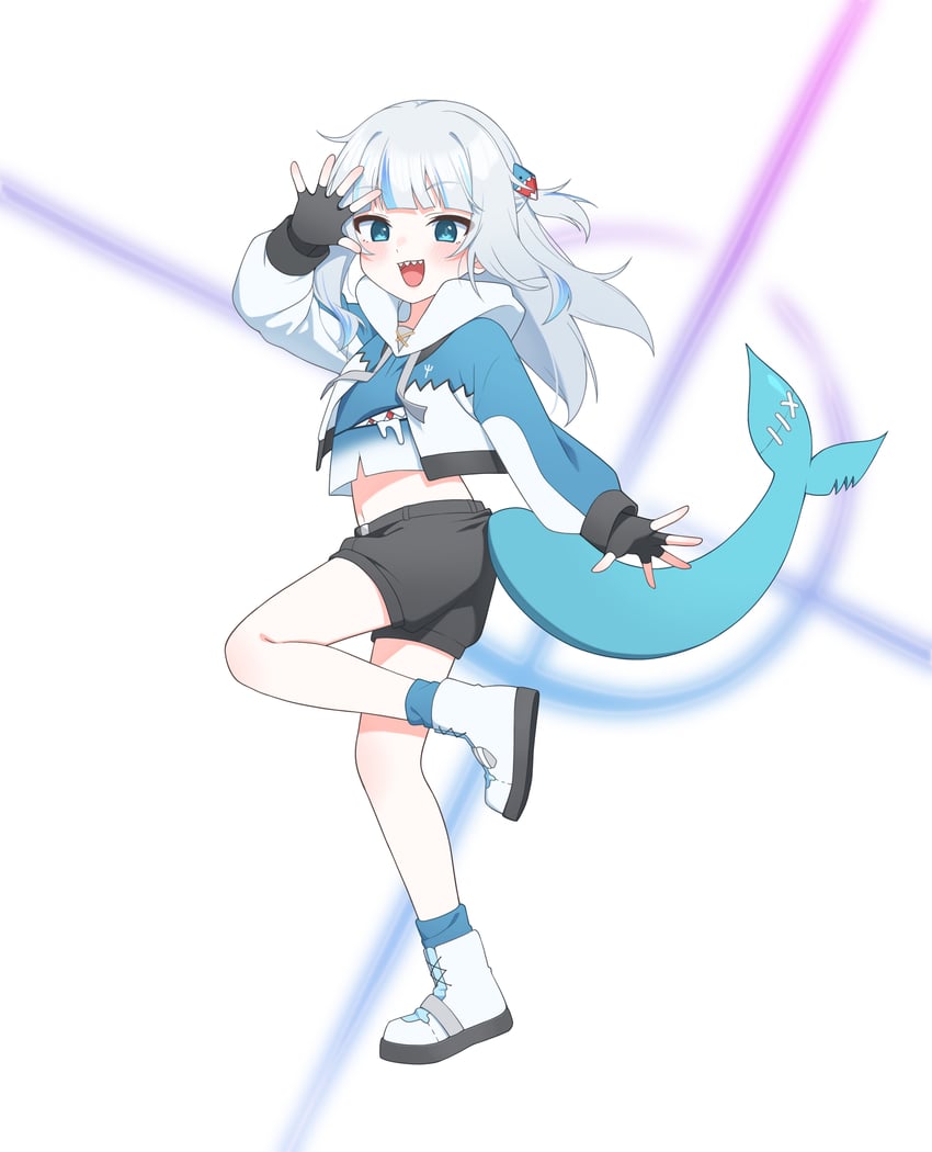 gawr gura (hololive and 1 more) drawn by ugaaaa1