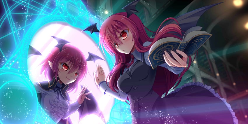 koakuma (touhou and 1 more) drawn by yamu_(reverse_noise)