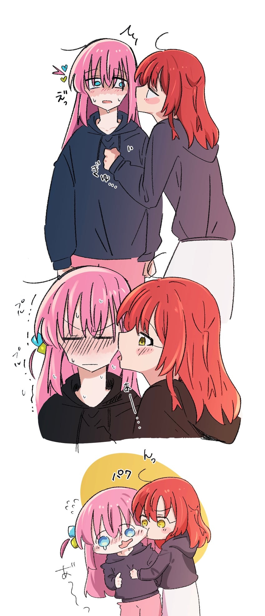 gotoh hitori and kita ikuyo (bocchi the rock!) drawn by yog_sooooo