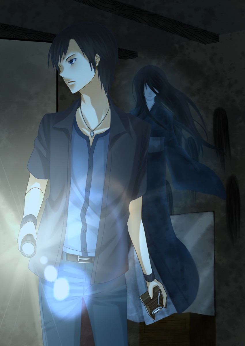 amakura kei and kuze kyouka (fatal frame and 1 more) drawn by akatsuki_(kuon)