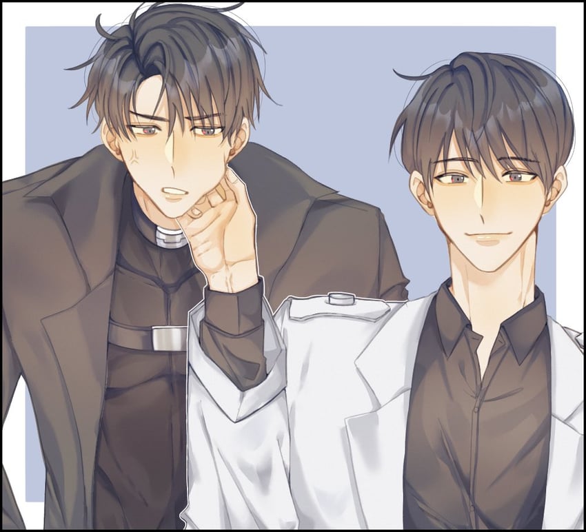 kim dokja and yoo joonghyuk (omniscient reader's viewpoint) drawn by yyam_d