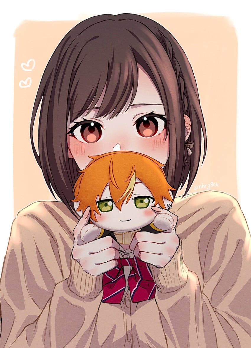 shinonome ena and shinonome akito (project sekai) drawn by nhrg806