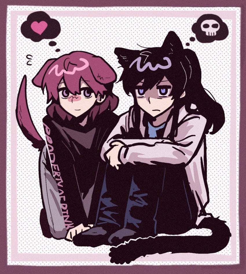 nicole and ari (class of 09) drawn by bugs_bug_me