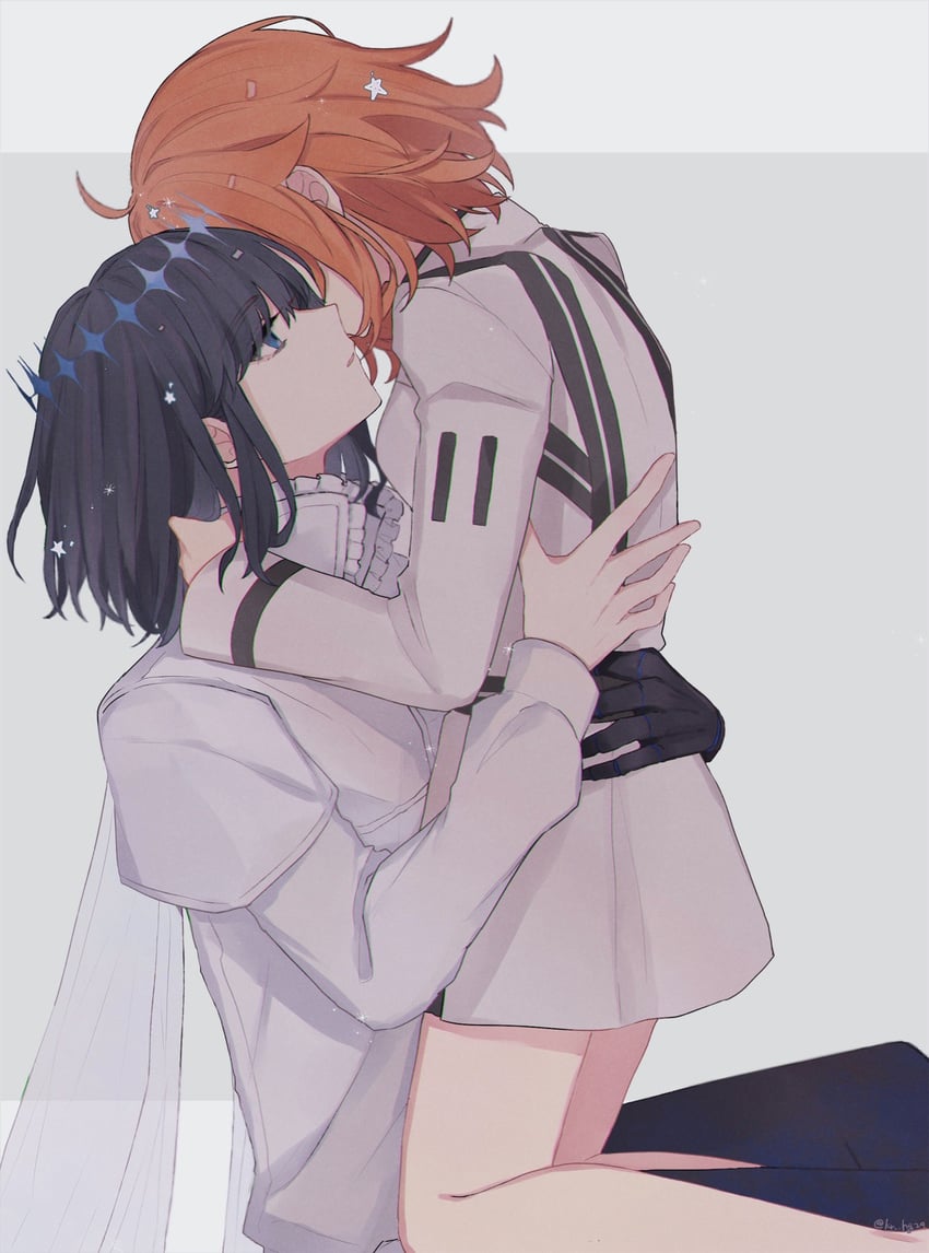 fujimaru ritsuka and oberon (fate and 1 more) drawn by kriri_o0