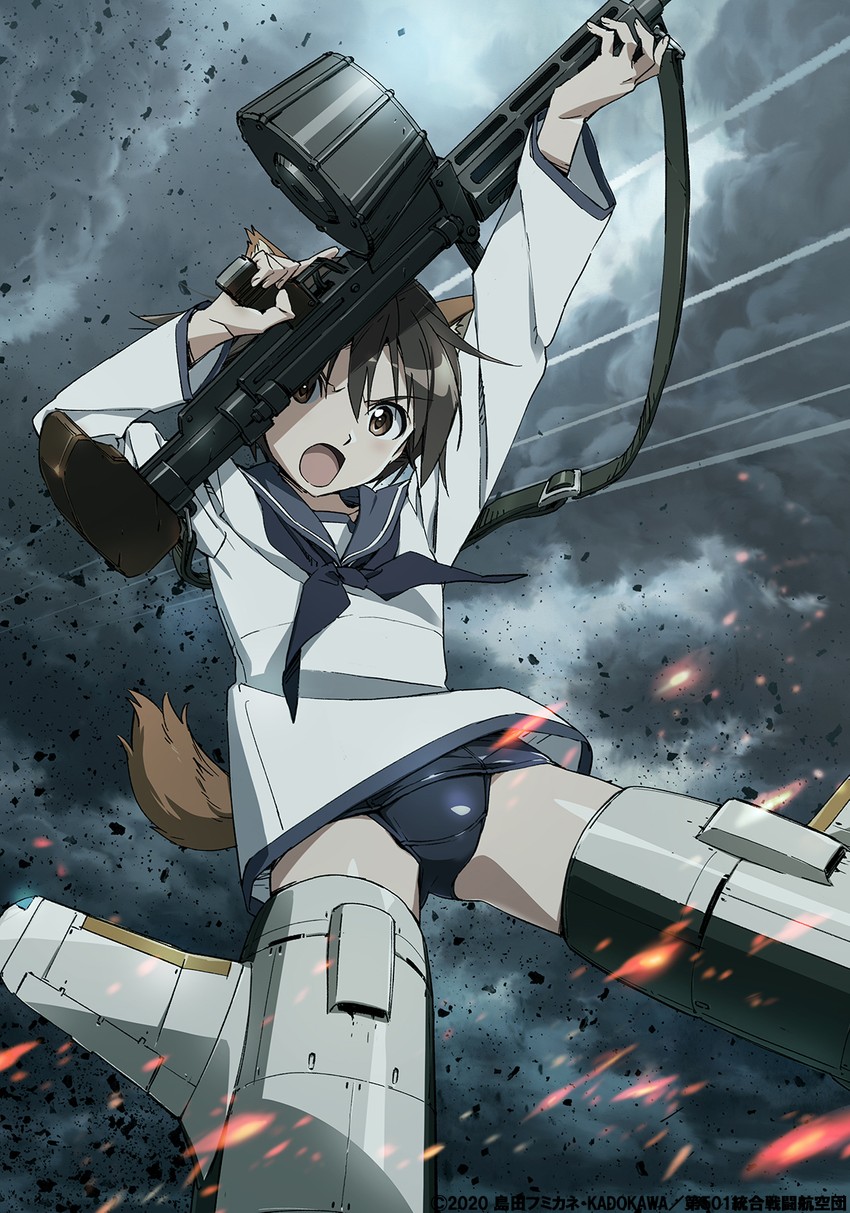 miyafuji yoshika (world witches series and 1 more) drawn by takamura_kazuhiro