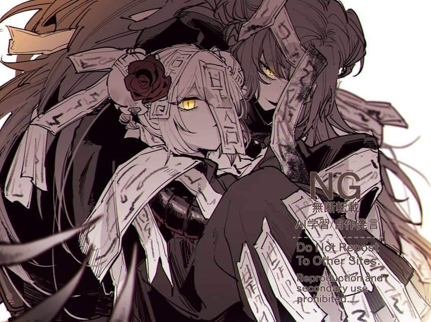 ishmael and don quixote (project moon and 1 more) drawn by 09wave_hb