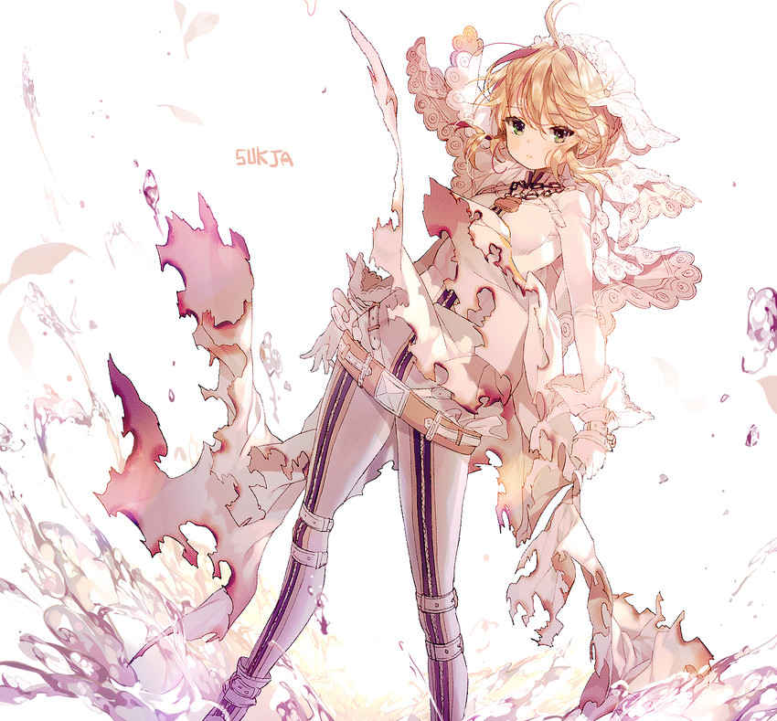 nero claudius (fate and 2 more) drawn by sukja