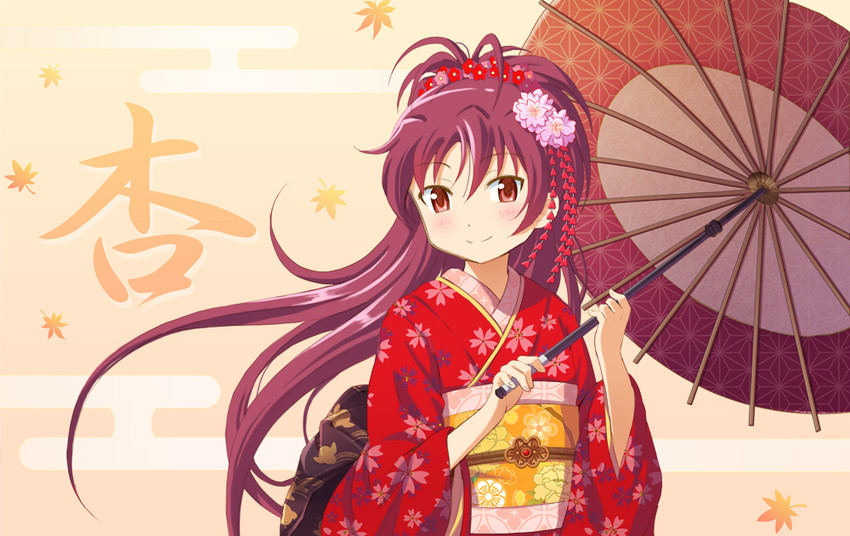 sakura kyoko (mahou shoujo madoka magica) drawn by shian_(my_lonly_life.)