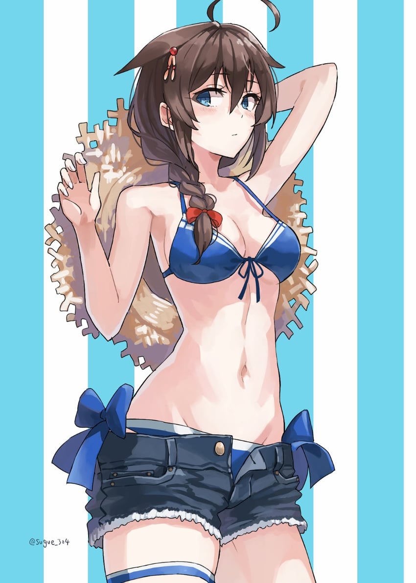shigure and shigure kai san (kantai collection) drawn by sugue_tettou