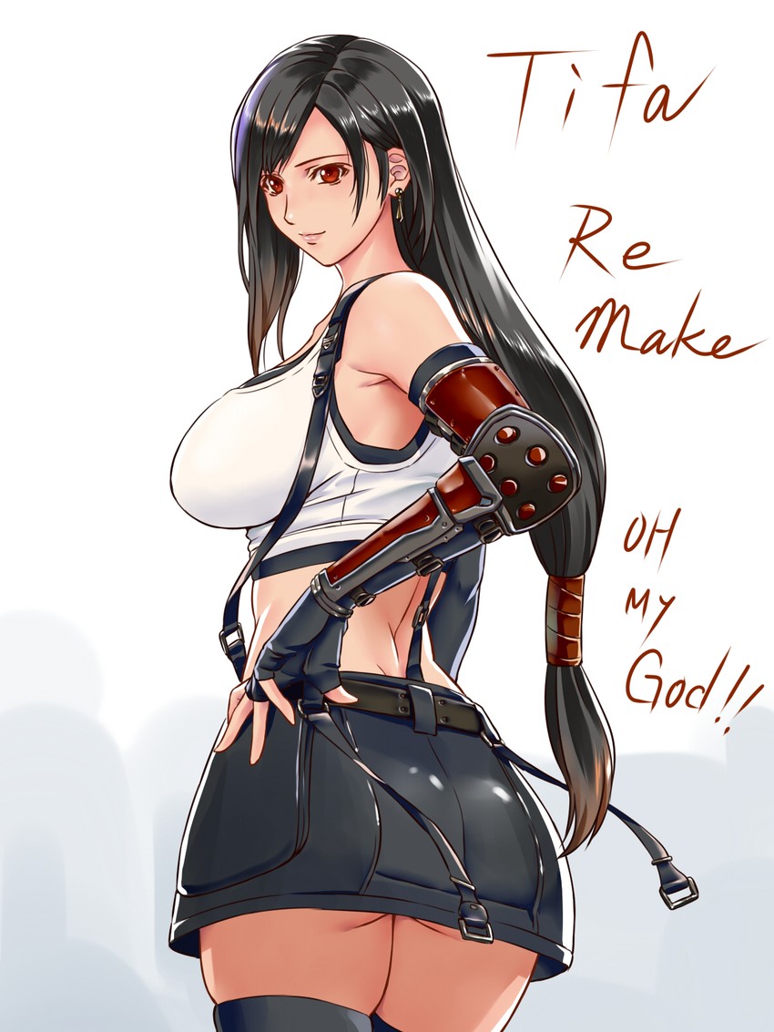 tifa lockhart (final fantasy and 2 more) drawn by switch01