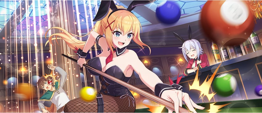 darkness, satou kazuma, and chris (kono subarashii sekai ni shukufuku wo! and 1 more)