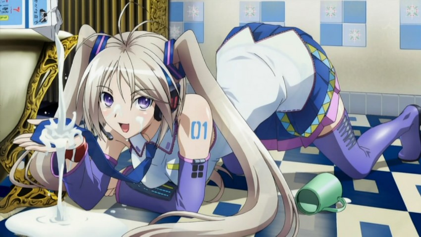 hatsune miku and kondou mikoto (vocaloid and 1 more)