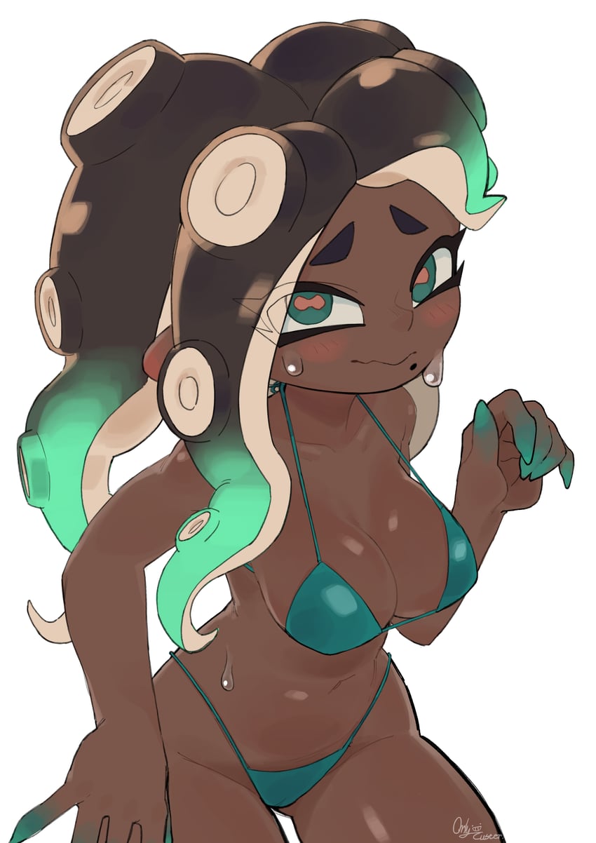 marina (splatoon and 1 more) drawn by orly_custer