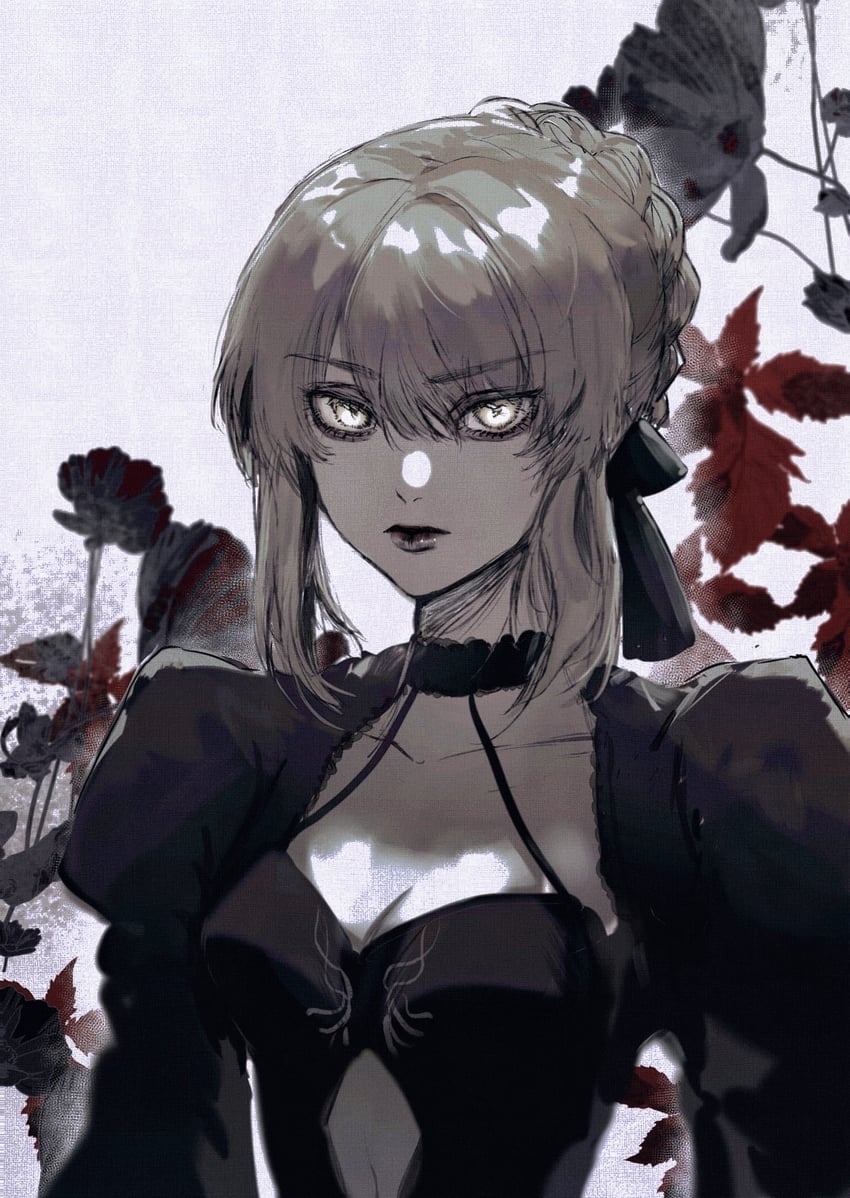 artoria pendragon and saber alter (fate and 2 more) drawn by f3000_kiara