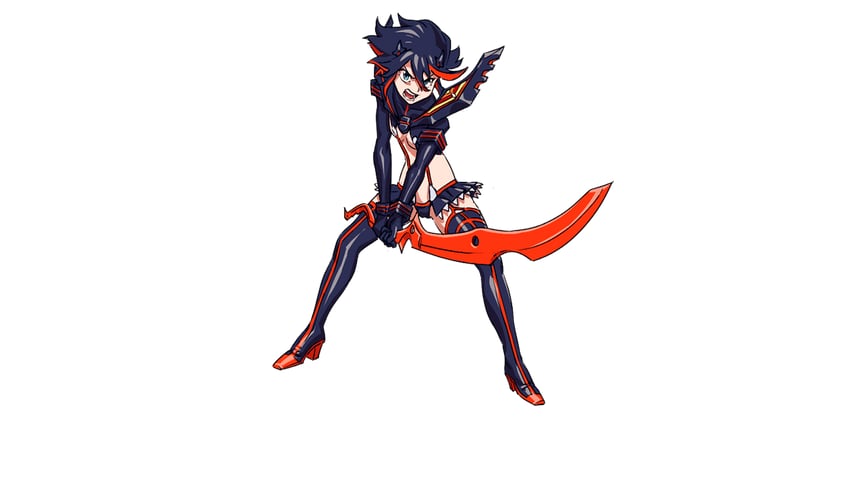 matoi ryuuko and senketsu (kill la kill and 1 more) drawn by emiladylbekuulu