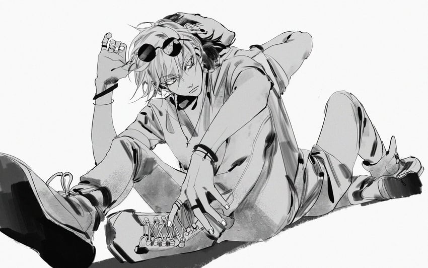 gojou satoru and getou suguru (jujutsu kaisen) drawn by chenalii