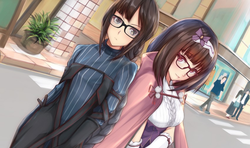 yu mei-ren and osakabehime (fate and 1 more) drawn by anatamo
