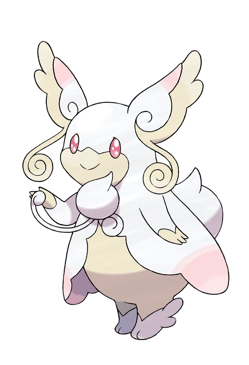 audino and mega audino (pokemon and 1 more) drawn by sugimori_ken