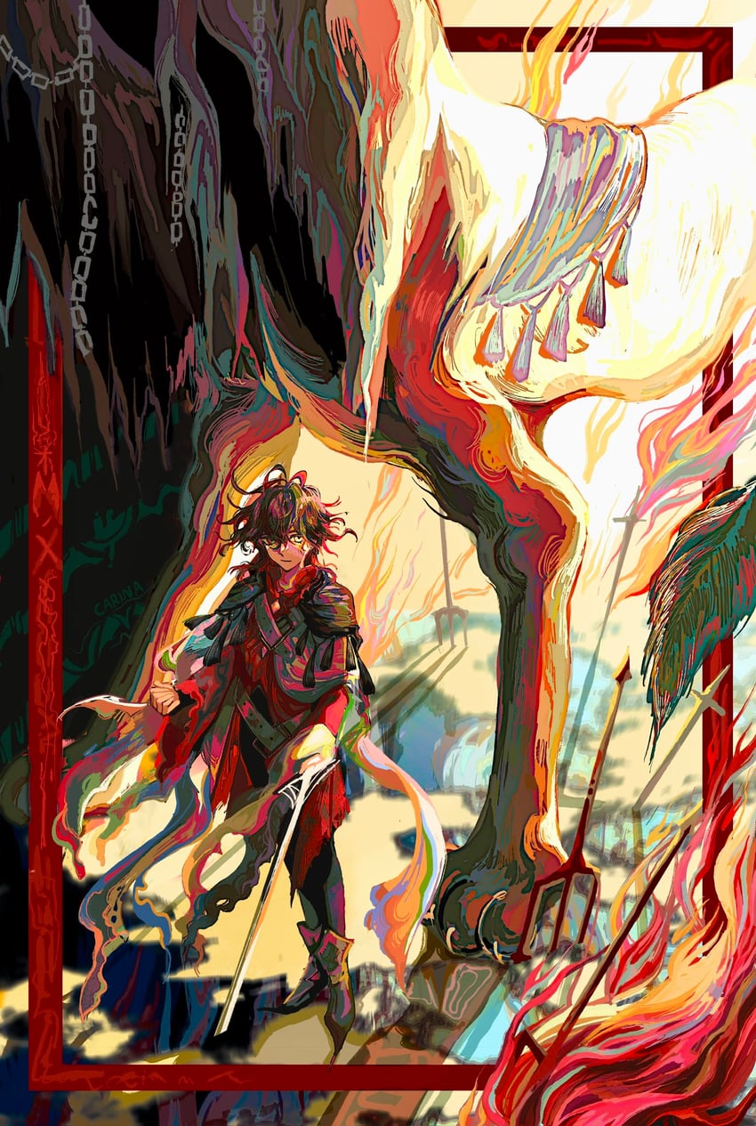 dante alighieri (fate and 1 more) drawn by carinatct1015