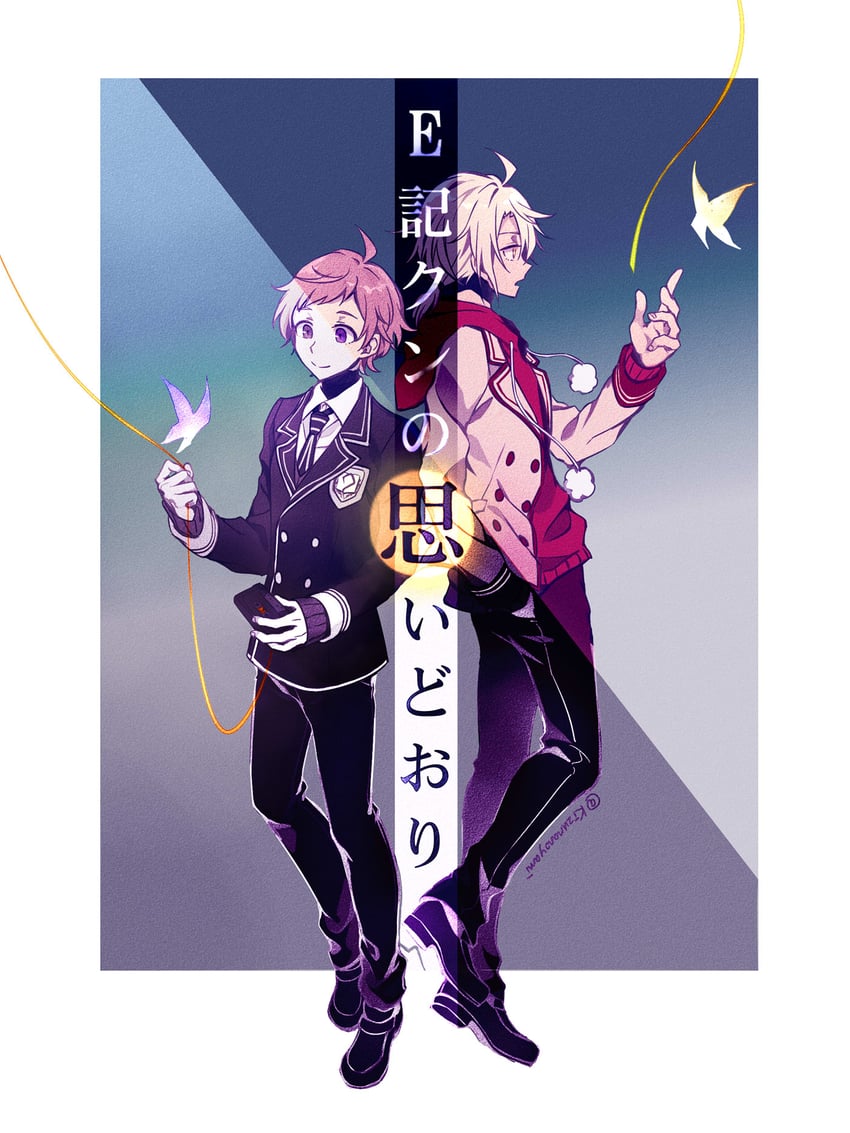 b-ka and e-noru (shuuen no shiori project) drawn by kizunanoyami