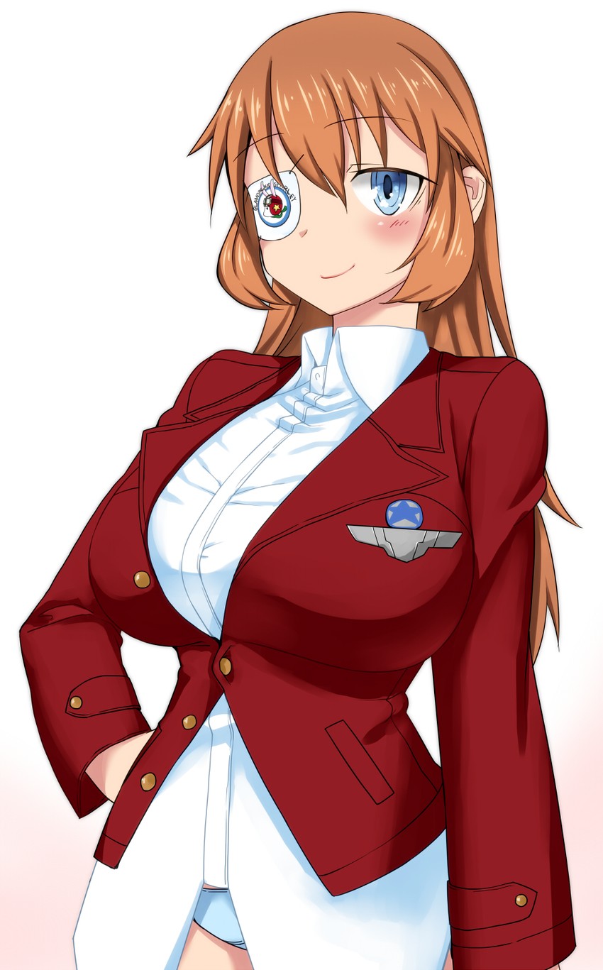 charlotte e. yeager (world witches series and 1 more) drawn by komusou_(jinrikisha)
