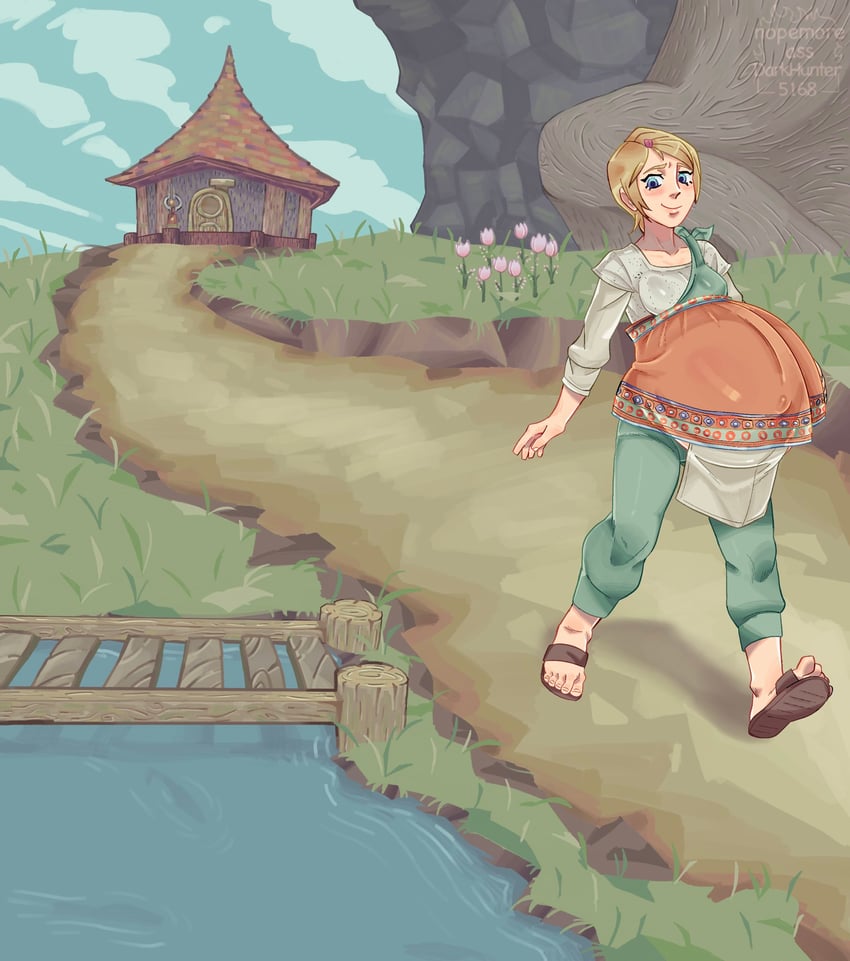 uli (the legend of zelda and 1 more) drawn by darkhunter5168