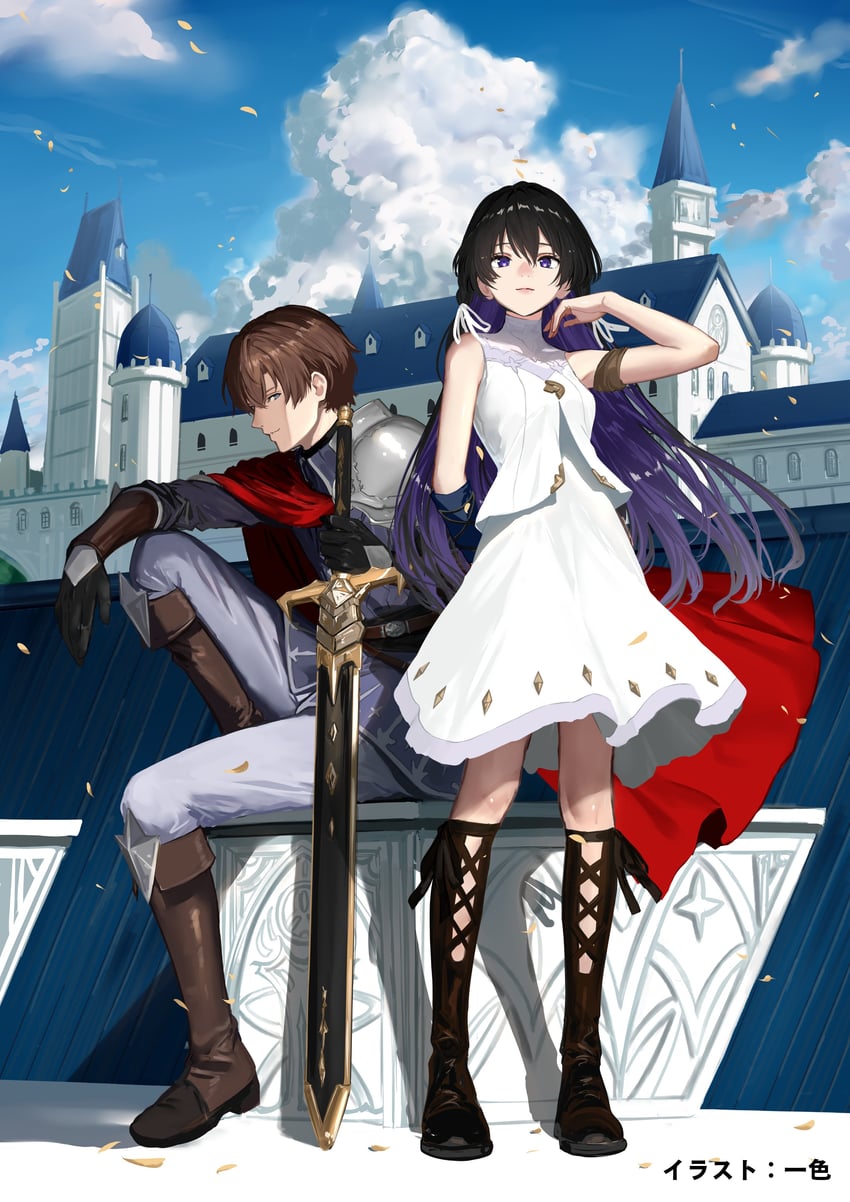 tinasha and oscar (unnamed memory) drawn by isshiki_(ffmania7)