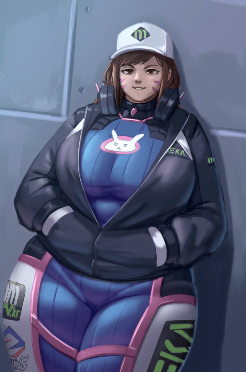 d.va and shooting star d.va (overwatch) drawn by alterxsu