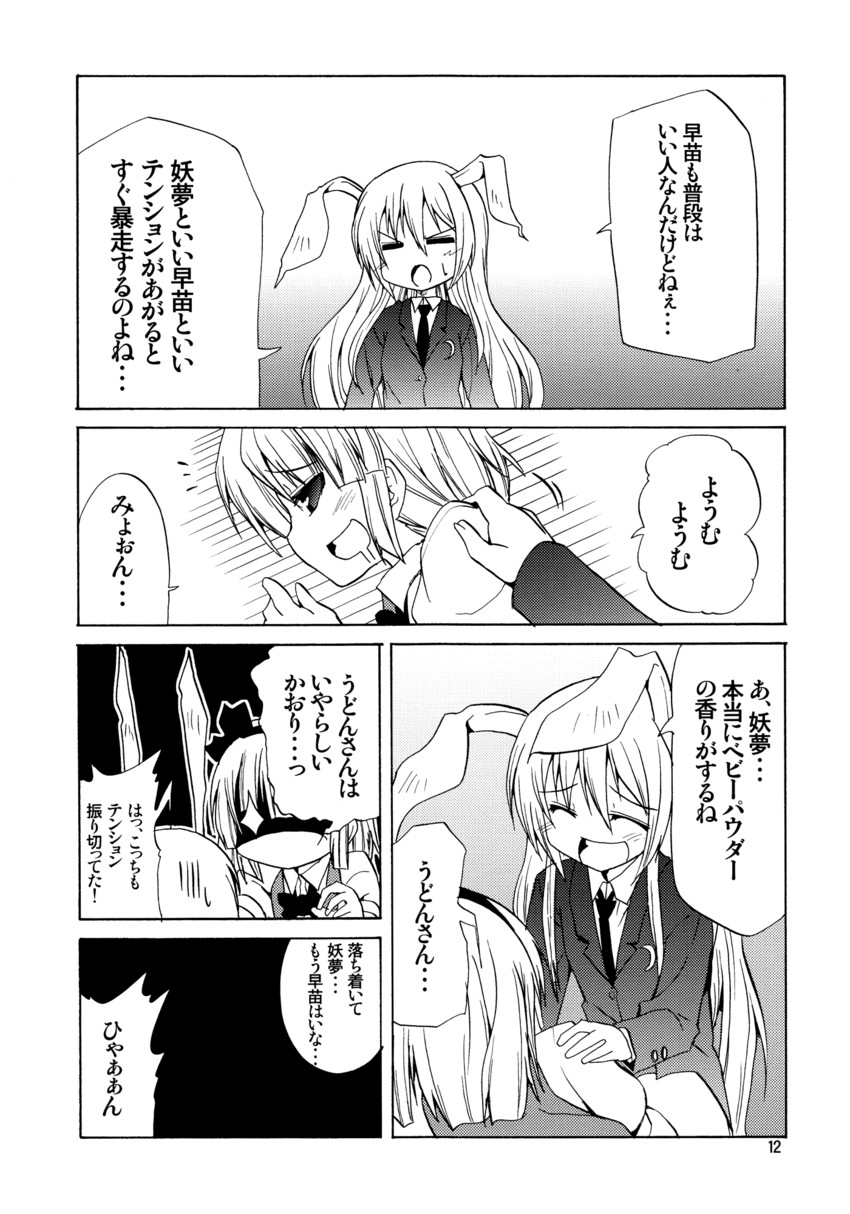 konpaku youmu and reisen udongein inaba (touhou) drawn by hoshino_souichirou