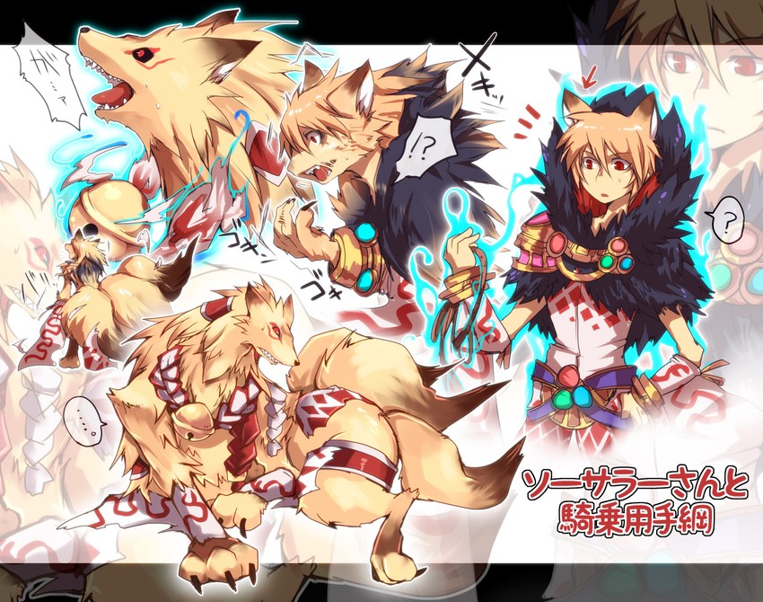 sorcerer and nine tail (ragnarok online) drawn by emon-yu
