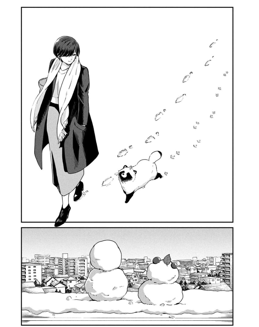 tanuki and fuji (ame to kimi to) drawn by nikaidou_kou