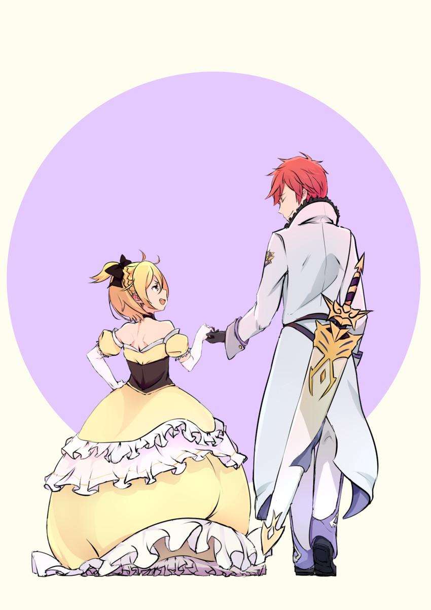 felt and reinhard van astrea (re:zero kara hajimeru isekai seikatsu) drawn by doujiang_rr