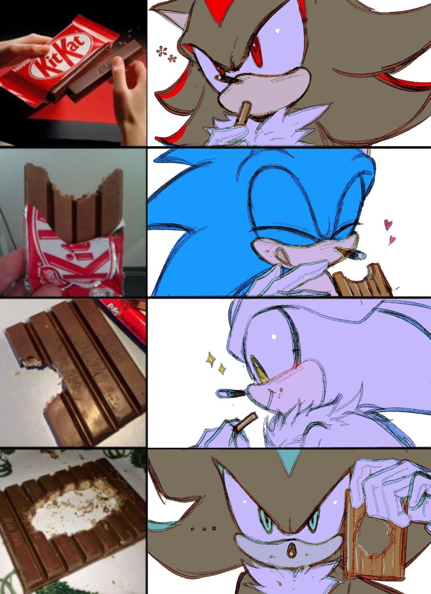sonic the hedgehog, shadow the hedgehog, silver the hedgehog, and mephiles the dark (sonic) drawn by sa1k_a