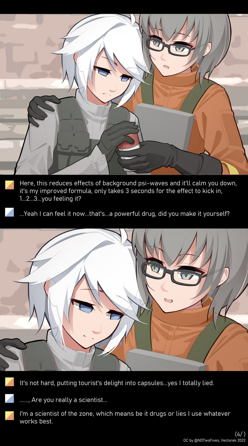 original and 1 more drawn by vectorek