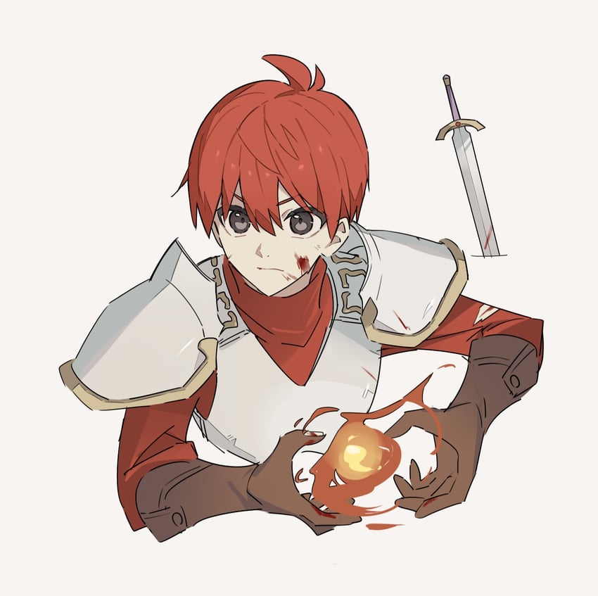 adol christin (ys and 1 more) drawn by george_man