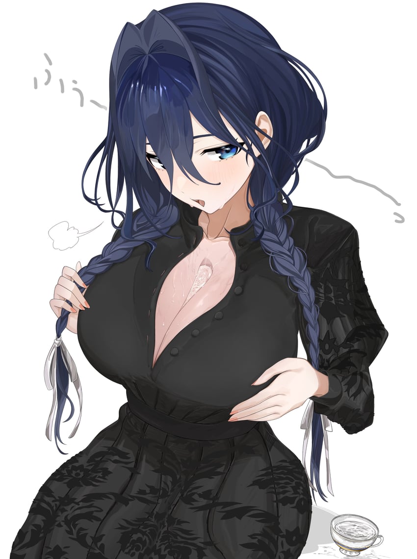ouro kronii (hololive and 1 more) drawn by hyaui_kazuki