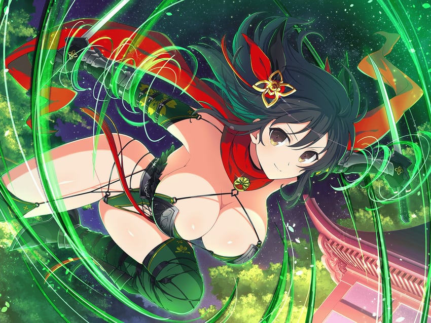 asuka (senran kagura and 2 more) drawn by yaegashi_nan