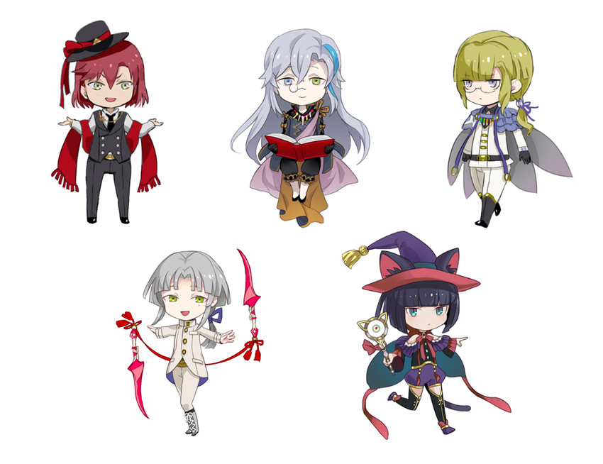 kuroinyan, mebius, and harold j albert (pixiv fantasia and 3 more) drawn by kuroi_nyan