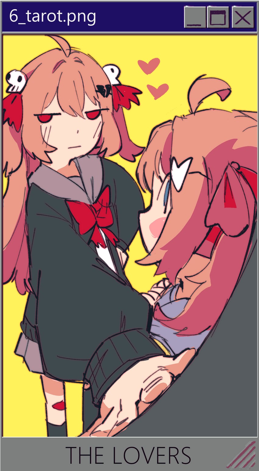 neuro-sama and evil neuro-sama (microsoft windows and 3 more) drawn by pasharuu