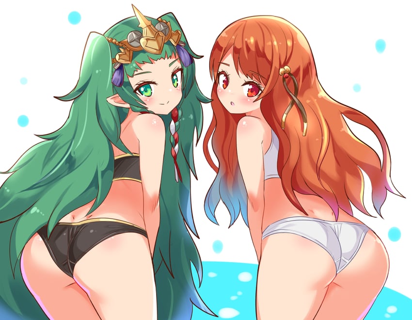 sothis and yune (fire emblem and 2 more) drawn by cougar_(cougar1404)