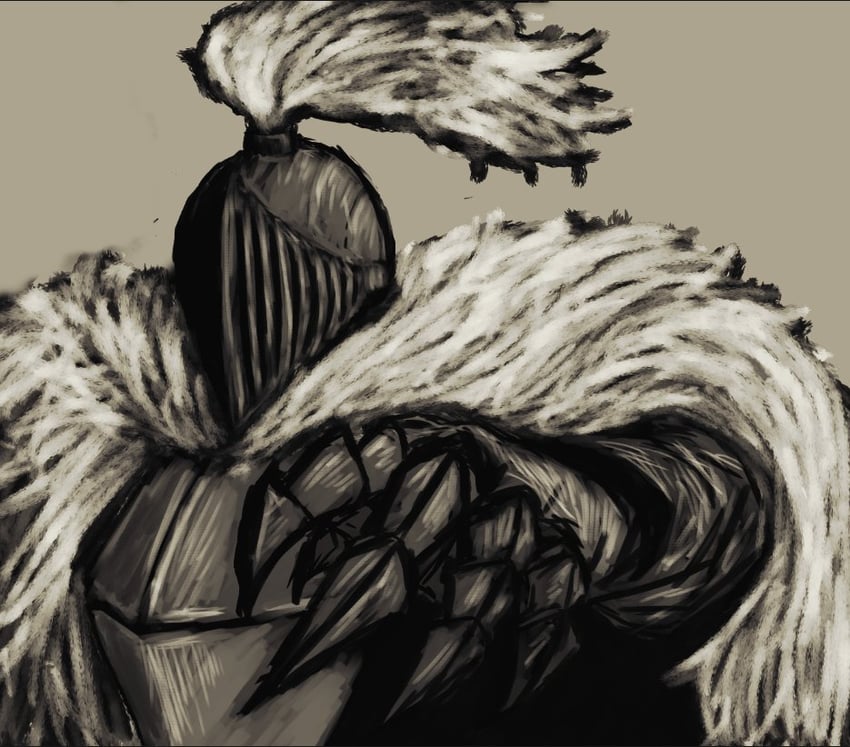 grimm (black souls and 1 more) drawn by sadleyn