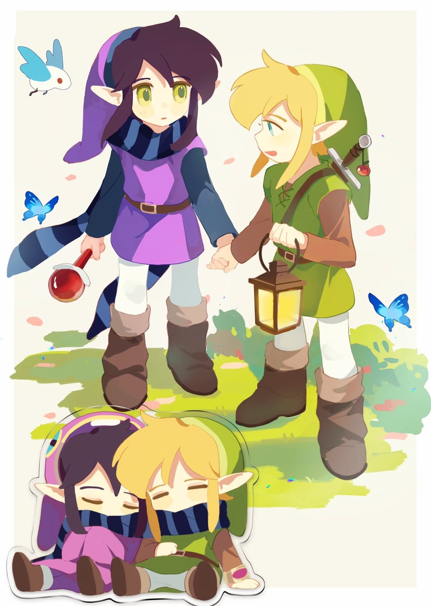 link, ravio, and sheerow (the legend of zelda and 1 more) drawn by mmmaki_0