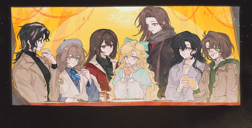 isolde, marcus, semmelweis, greta hofmann, lorelei, and 1 more (reverse:1999) drawn by rang_wo_zai_shui_10_fenzhong