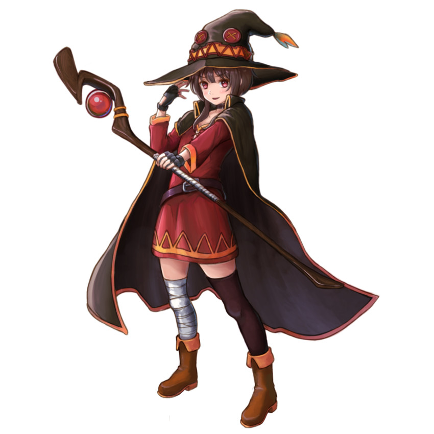 megumin (kono subarashii sekai ni shukufuku wo!) drawn by toru_(2bceruza-7)