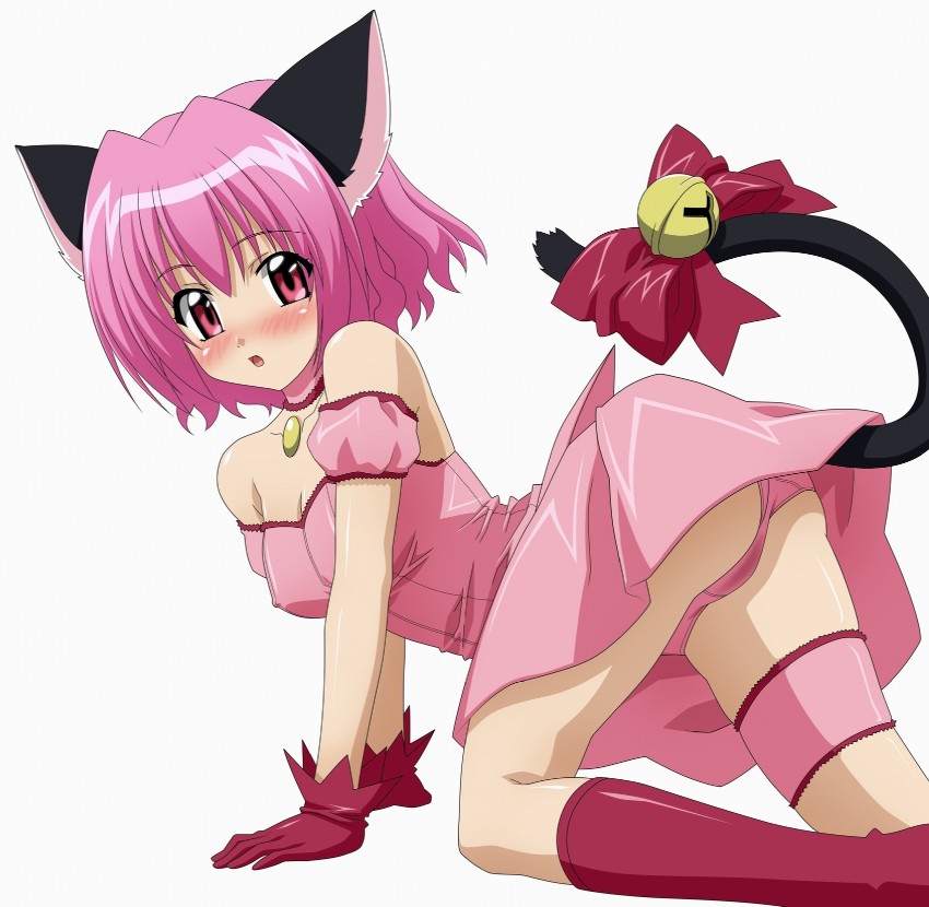 momomiya ichigo and mew ichigo (tokyo mew mew) drawn by sugimura_tomokazu
