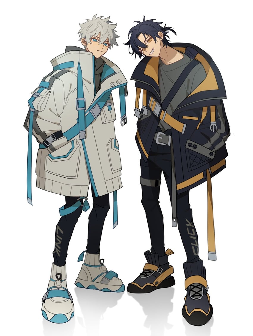 cheng xiaoshi and lu guang (shiguang dailiren) drawn by gumiyasaisai