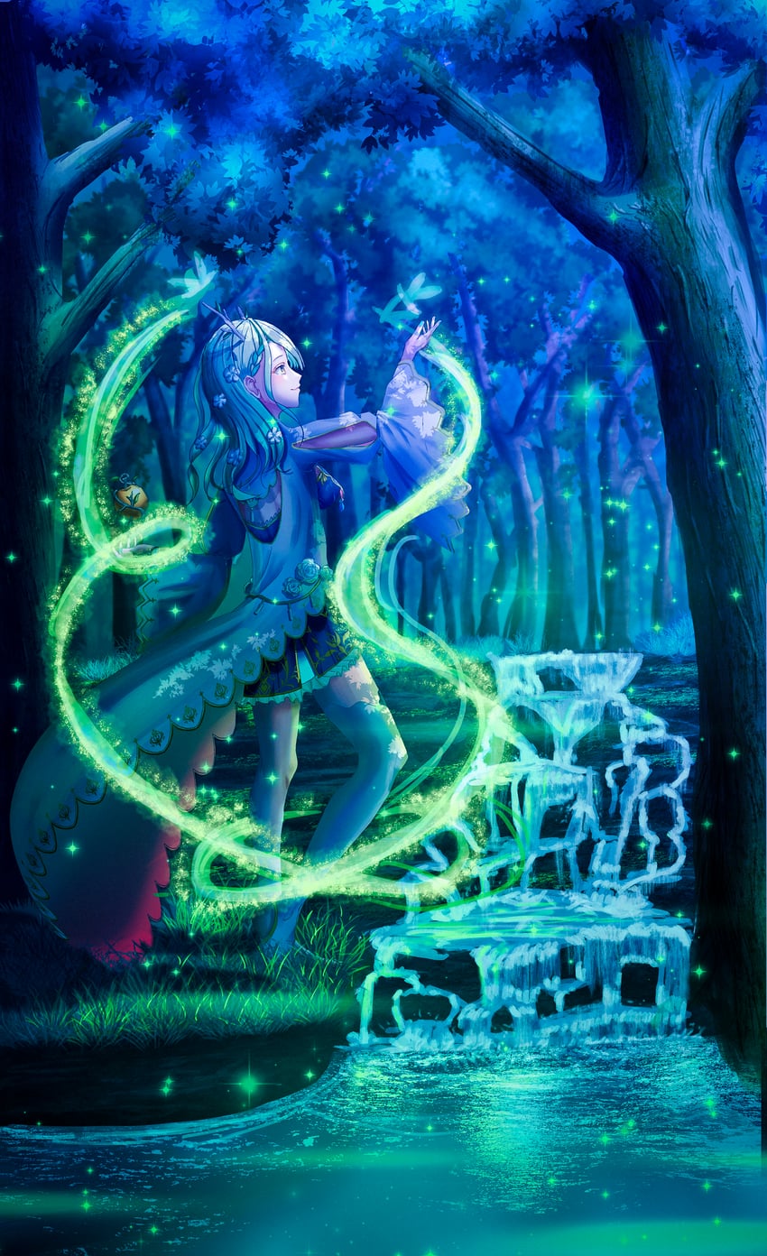 ceres fauna (hololive and 1 more) drawn by felfia