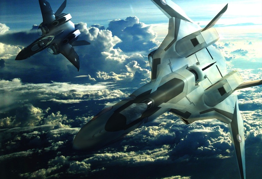 yf-19 and yf-21 (macross and 1 more) drawn by yellow_man