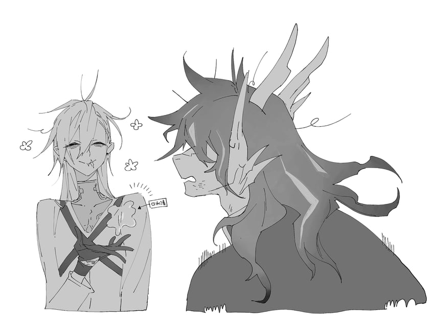 doctor, female doctor, and lee (arknights) drawn by kaifei_(kaifei_29)